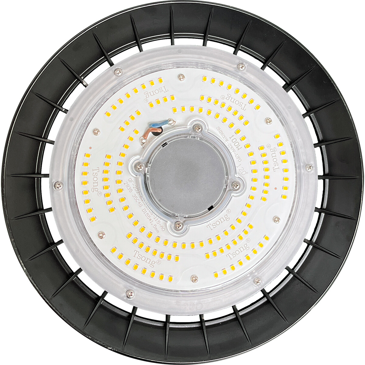 LED UFO High Bay Premium - Rinzu Prem - 100W - High Lumen 150 LM/W - Éclairage d'Entrepôt - Dimmable - Étanche IP65 - Blanc Neutre 4000K - Aluminium - Pilote Philips