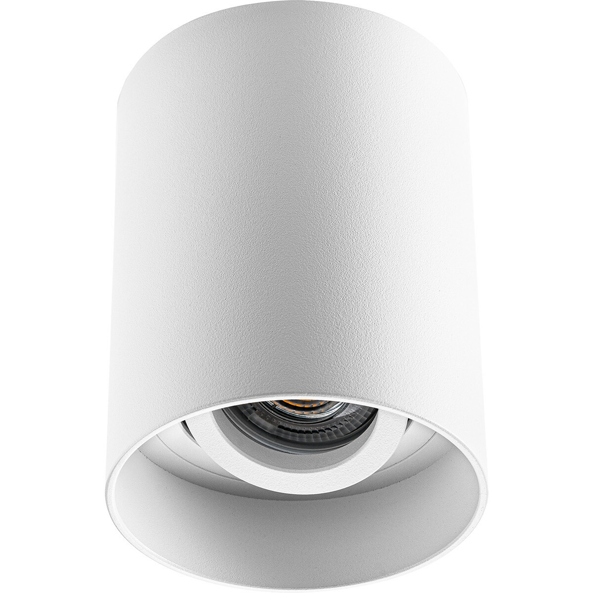 Pragmi Luxina Pro - En Saillie Rond - Mat Blanc - Encastré - Inclinable - Ø90mm - Philips Hue - Ensemble de Spots en Saillie GU10 - White Ambiance - Bluetooth