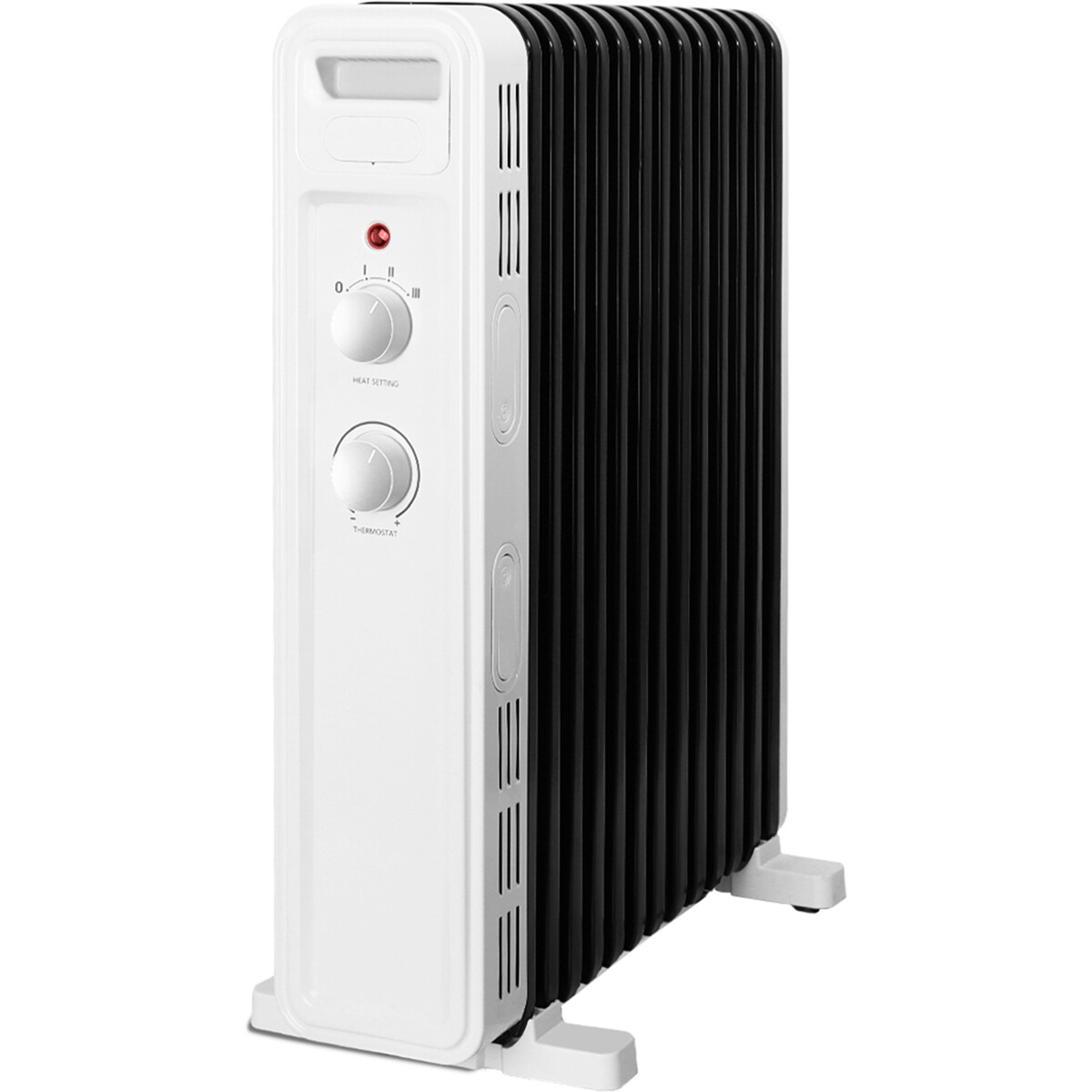 Radiateur - Aigi Hube - 2500W - Radiateur à Huile - 3 Positions - Blanc