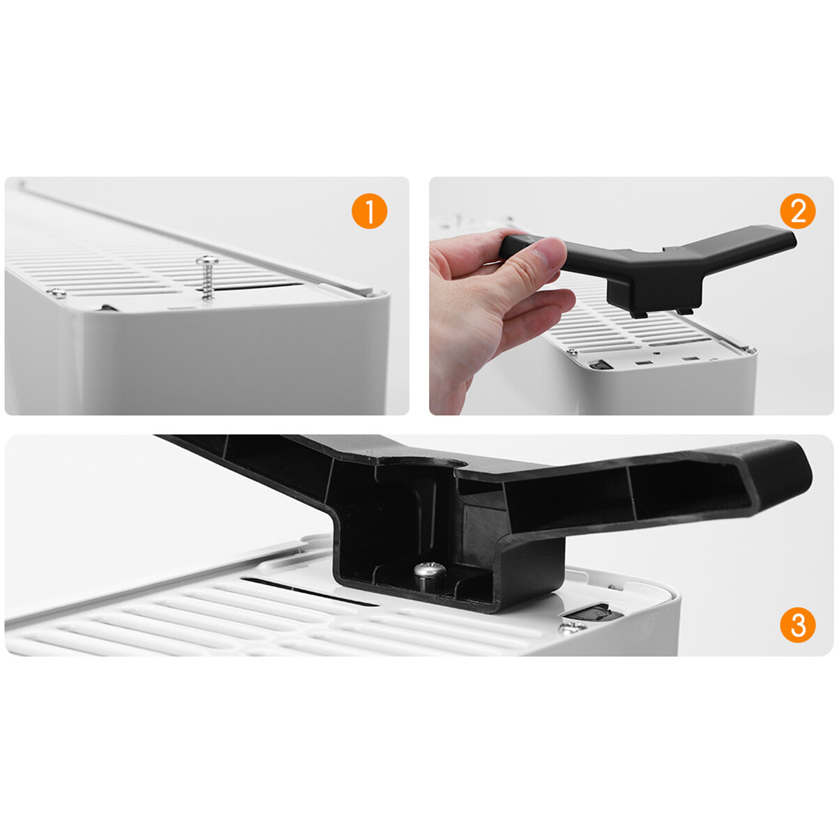 Radiateur convecteur - Aigi Yumino - 2000W - Chauffage Électrique - 3 Positions - Blanc