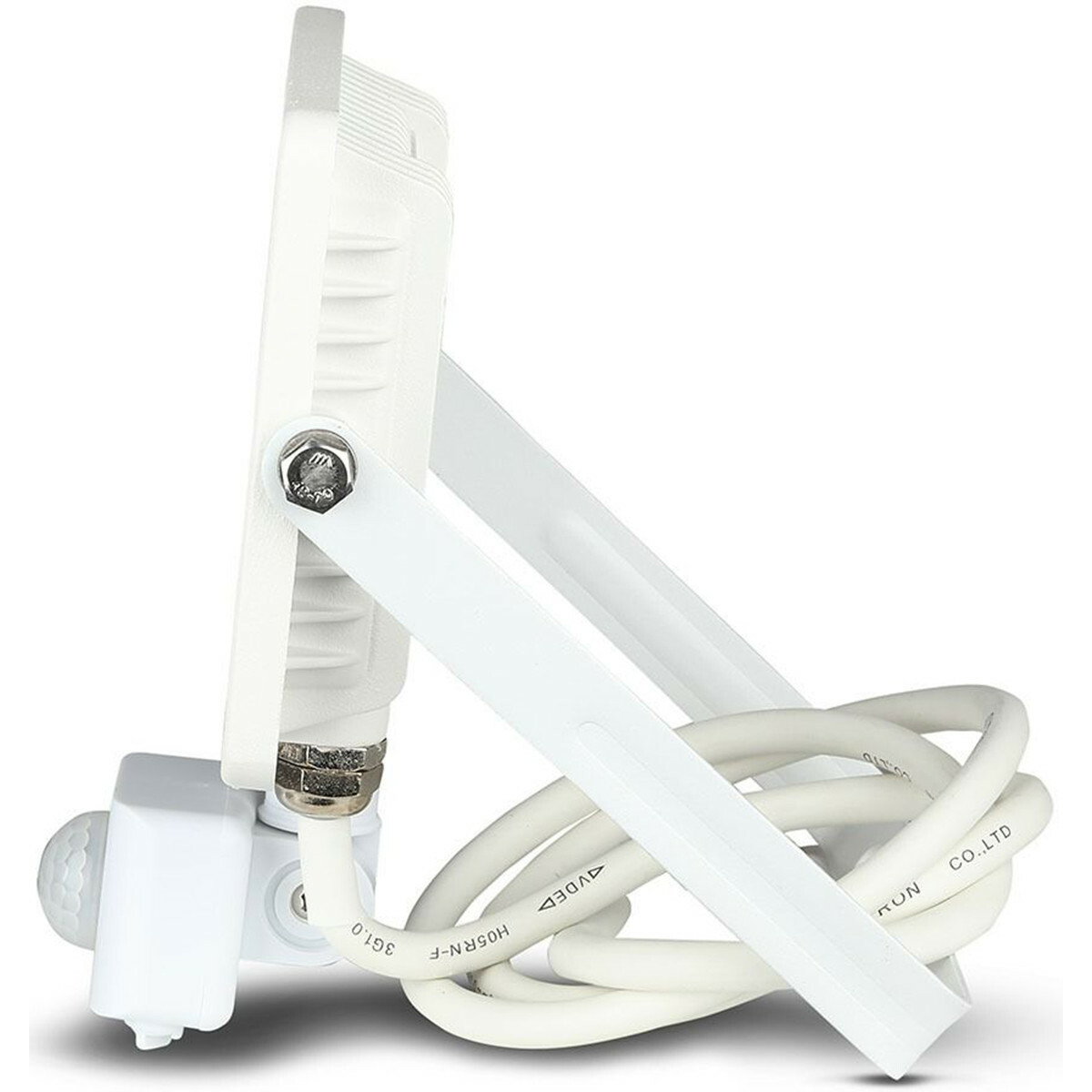 LED Bouwlamp 30 Watt met Sensor - Viron Dana - Blanc Neutre 4000K - Mat Blanc - Aluminium - LEDs SAMSUNG