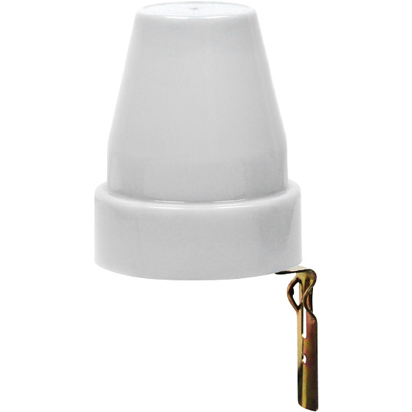 Capteur de Luminosité - Flexina - Étanche aux Éclaboussures IP44 - 1200W - 10A - Blanc