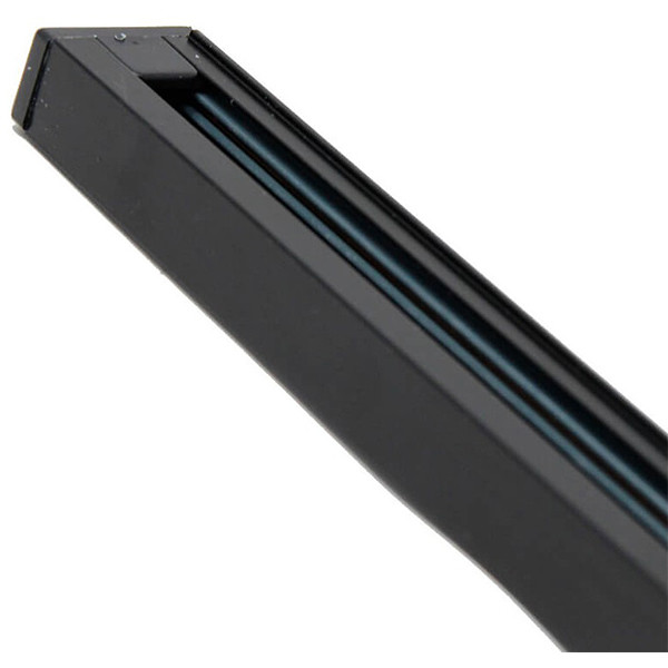 Eclairage sur Rail - 1 Phase - en Saillie - Aluminium - Noir - 3 Mètres