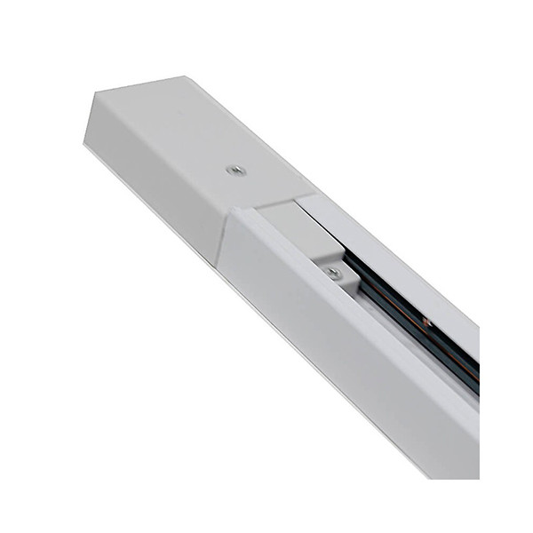 Eclairage sur Rail - Facto - 1 Phase - en Saillie - Aluminium - Blanc - 1 Mètre