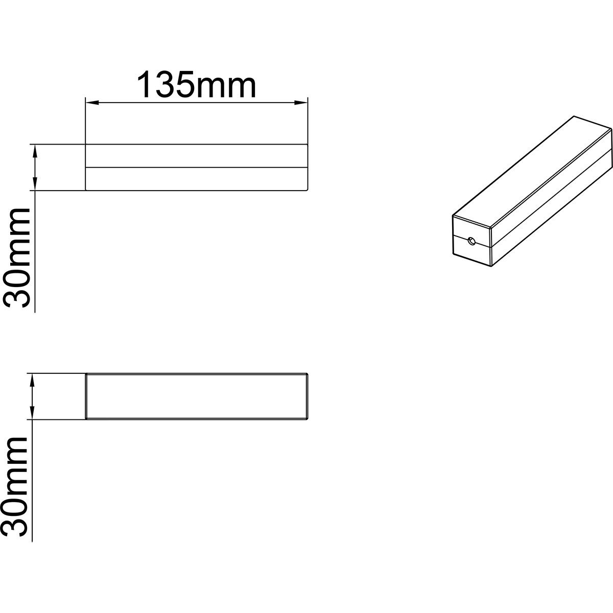 Raccourcisseur de Câble de Eclairage sur Rail pour Lampes Suspendues - Trion Dual - Mat Blanc