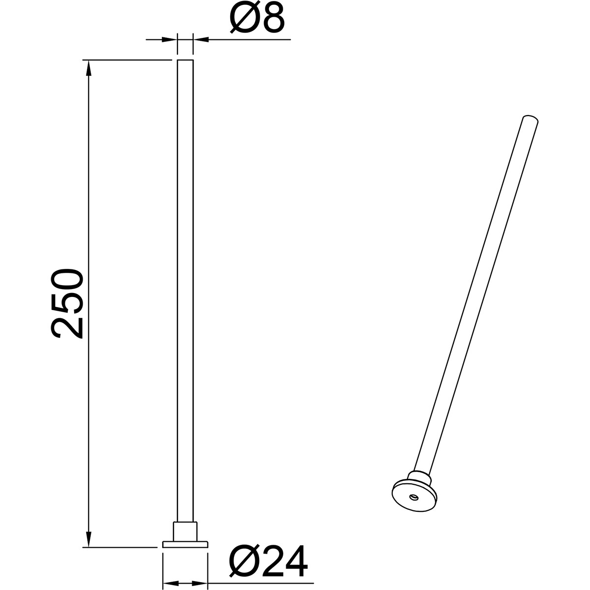 Ensemble de Suspension de Eclairage sur Rail - 2 Pièces - Trion Dual - 25cm - Mat Titane - Rond - Aluminium