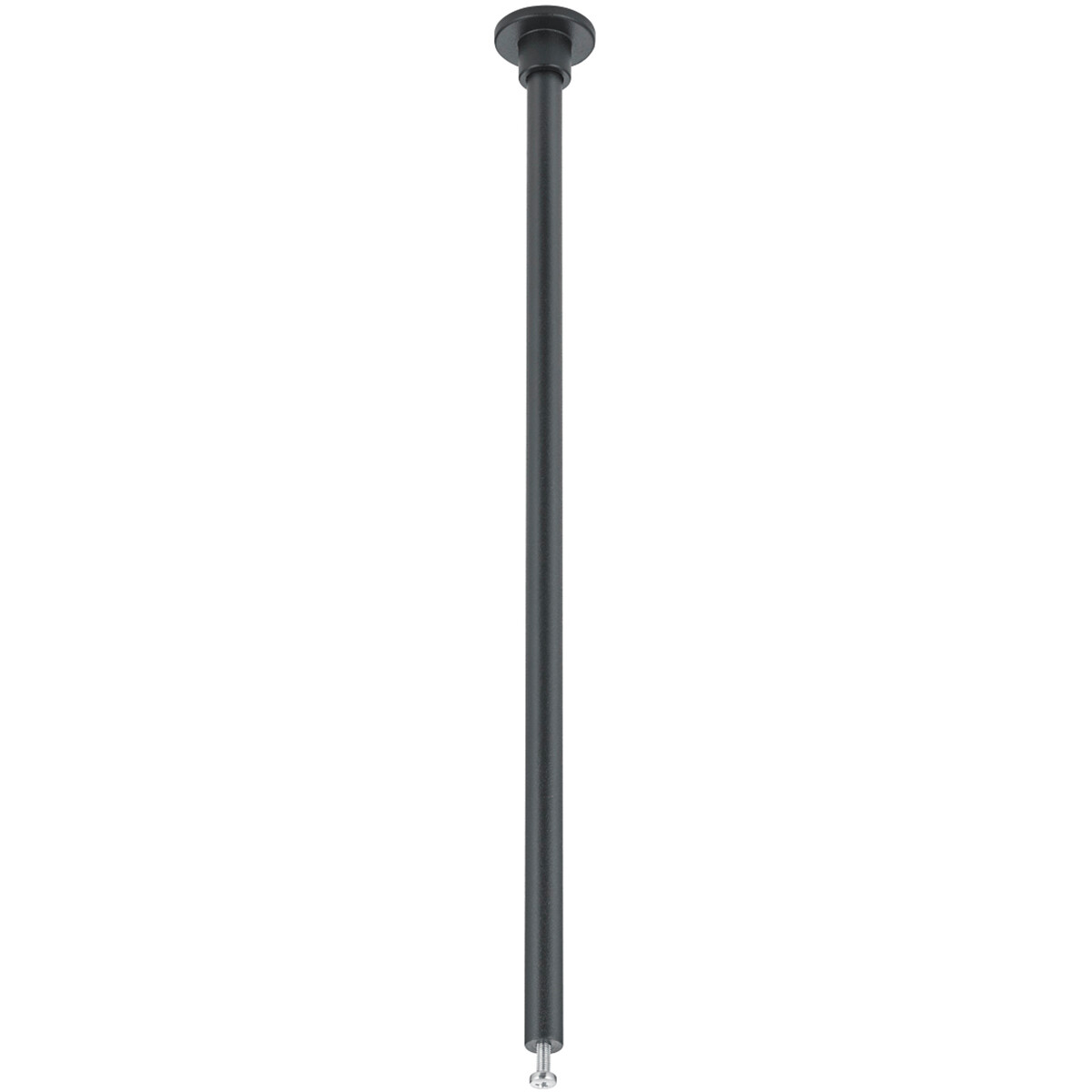 Ensemble de Suspension de Eclairage sur Rail - 2 Pièces - Trion Dual - 25cm - Mat Noir - Rond - Aluminium