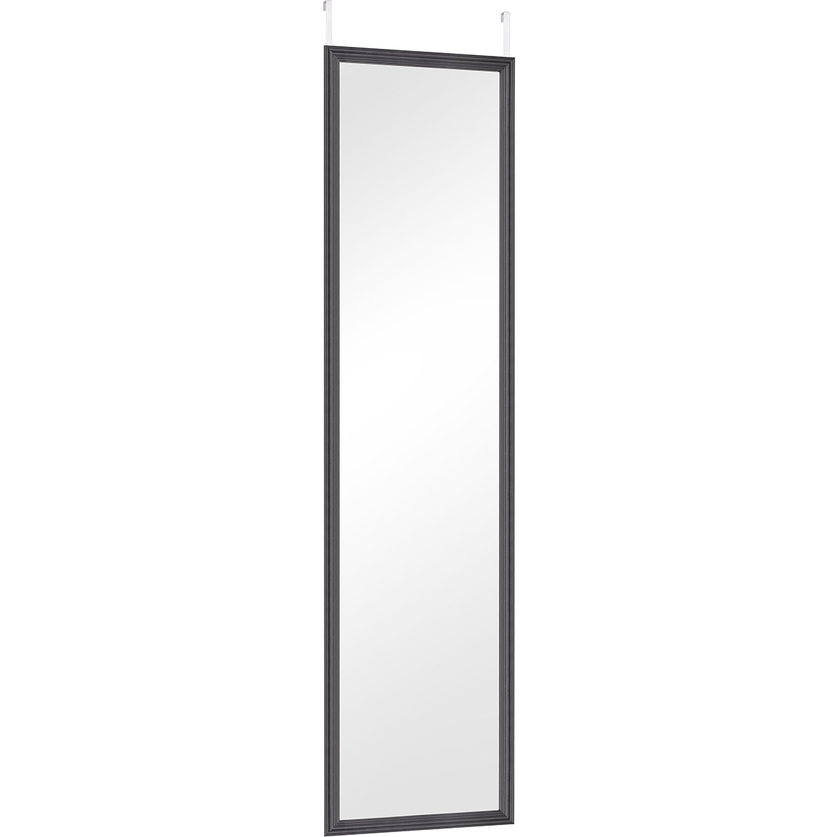 Miroir - Trion Ans - Miroir de Porte - Rectangulaire - Noir - Plastique