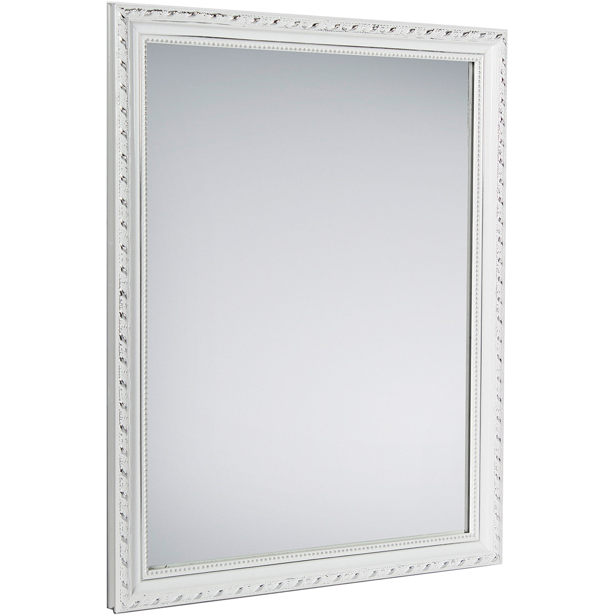 Miroir - Trion Jip - Miroir Fenêtre - Rectangulaire - Blanc - Bois