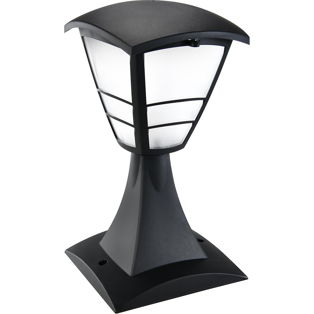 Lampe d'Extérieur sur Pied - Lampadaire - Yoncora 1 - Douille E27 - Carré - Noir