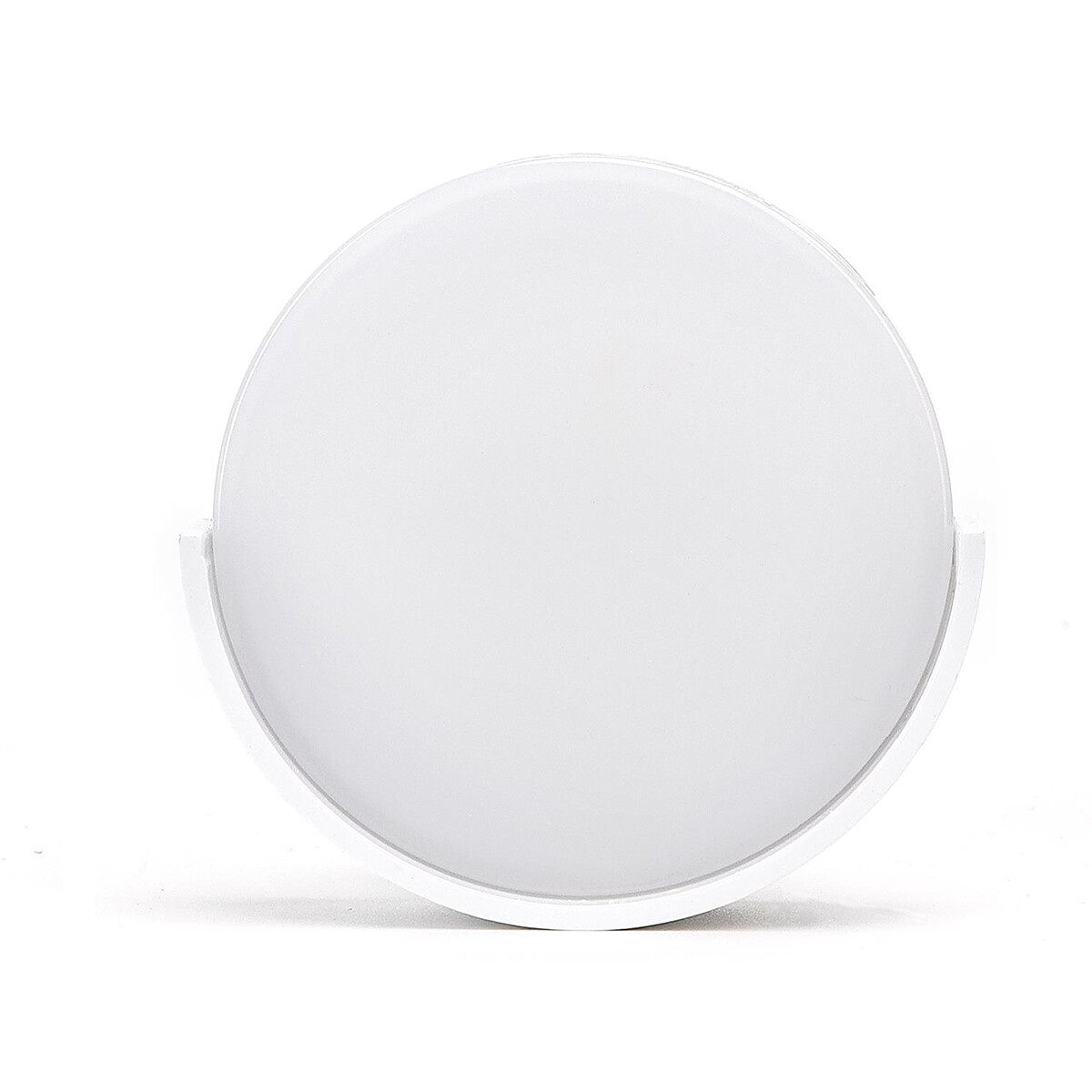 Lampe à Fiche - Lampe à Fiche avec Capteurs de Luminosité - Aigi Sipas - 1W - Blanc Froid 6500K - Rond - Mat Blanc - Plastique