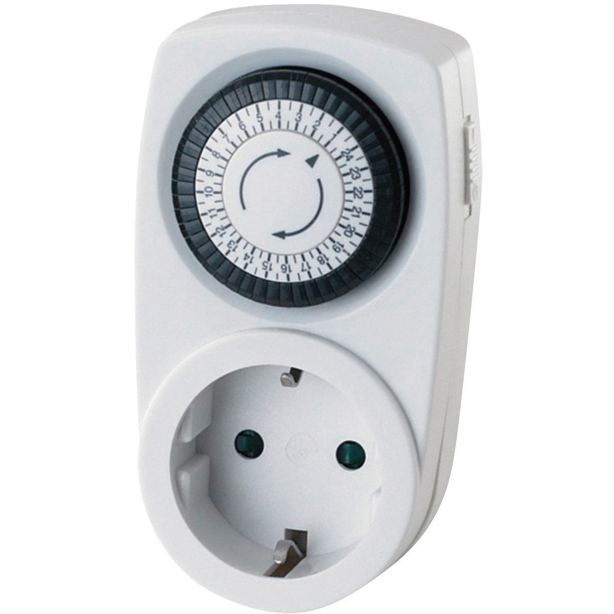 Minuterie - Horloge de Commutation Analogique - 3500W - Blanc