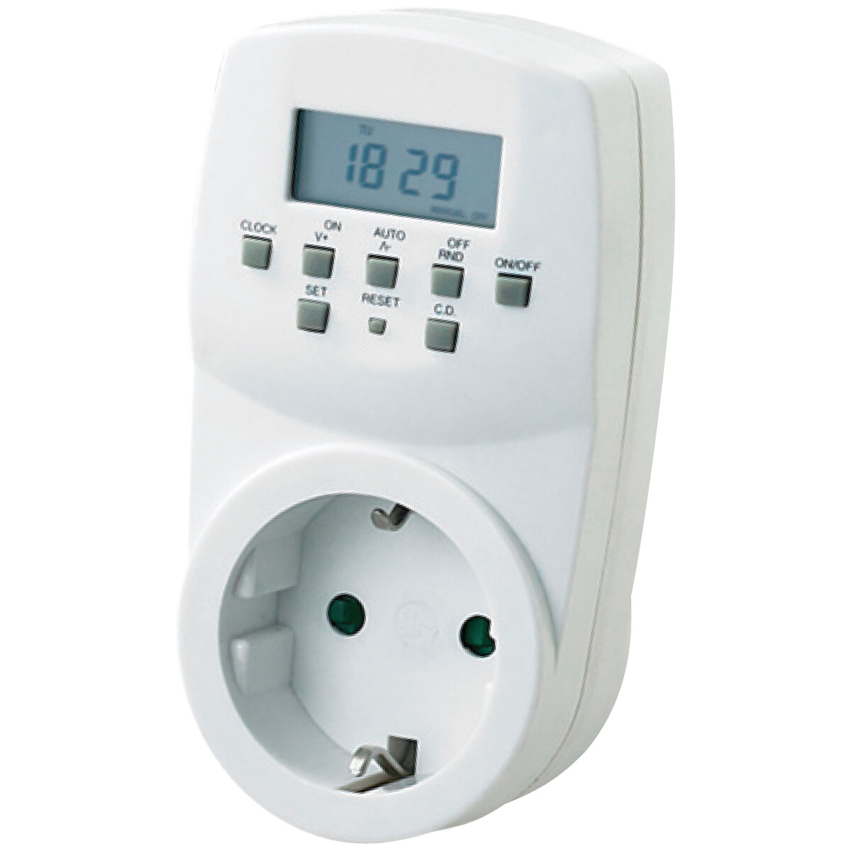 Minuterie - Horloge de Commutation Numérique - 3500W - Blanc