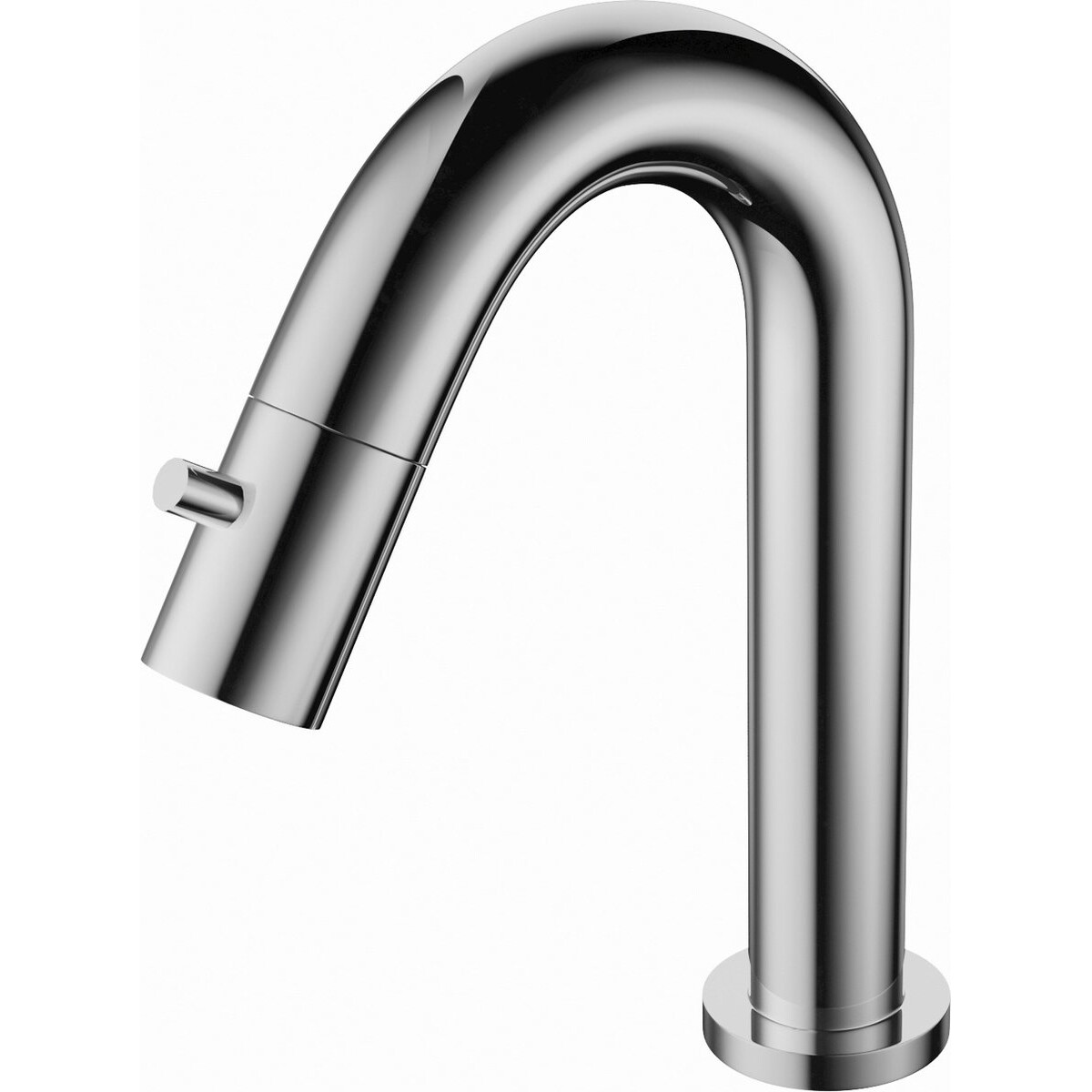 Robinet de toilette - Robinet de lavabo - Robinet d'eau froide 1/2 - Leoni Coldy - Montage en surface - Acier inoxydable - Chrome