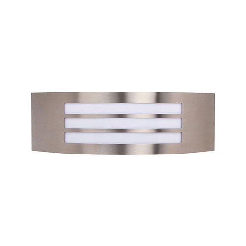 Éclairage de Jardin LED - Lumière Extérieure - Manipu 2 - Mur - Inox - E27 - Carré