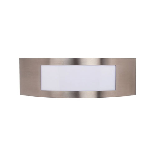 Éclairage de Jardin LED - Lumière Extérieure - Manipu 1 - Mur - Inox - E27 - Carré