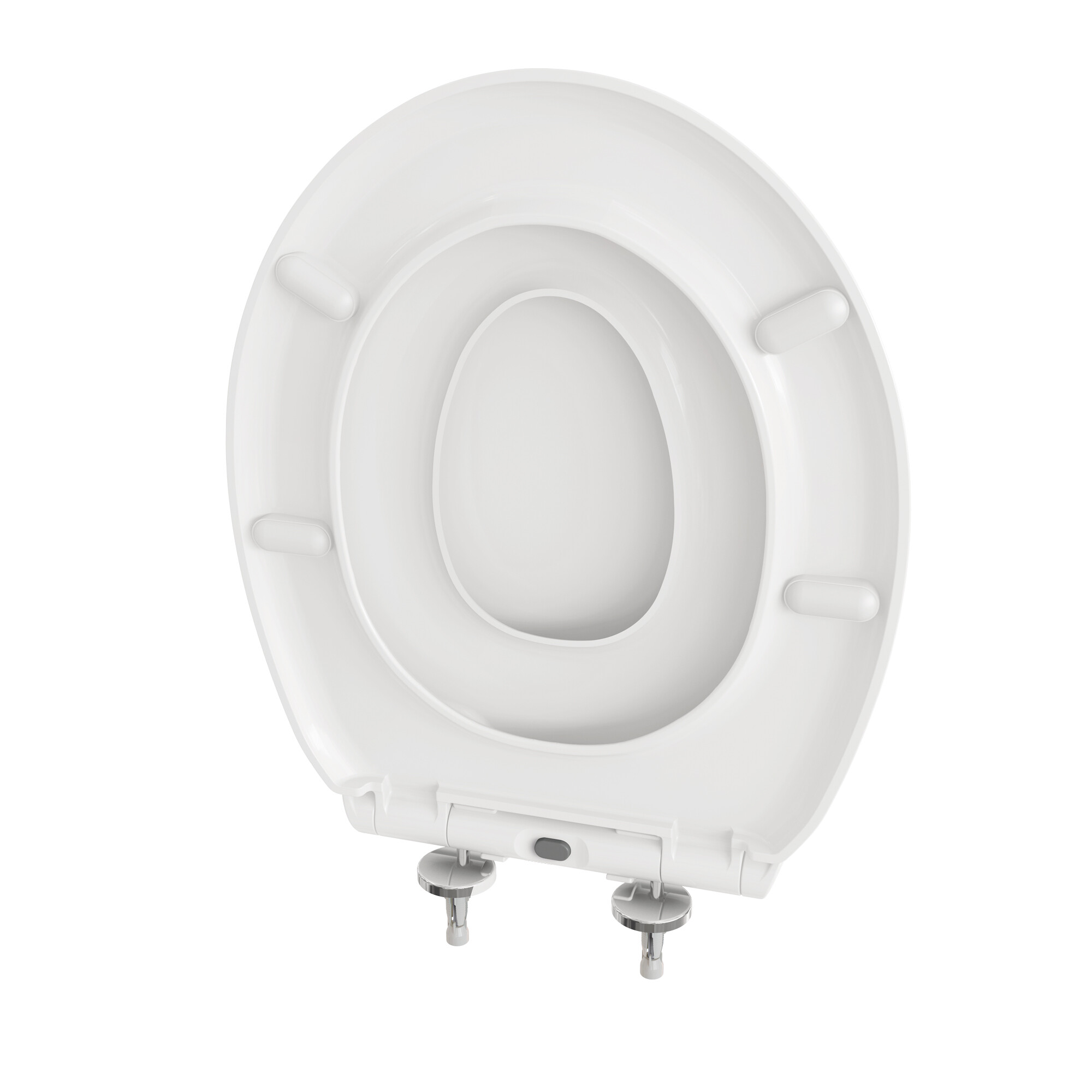 Abattant WC avec réducteur - Velvalux Naresa - Abattant de Toilette - Siège de Toilette pour Enfants - Fermeture Douce - Dégagement Rapide - Détachable - Blanc