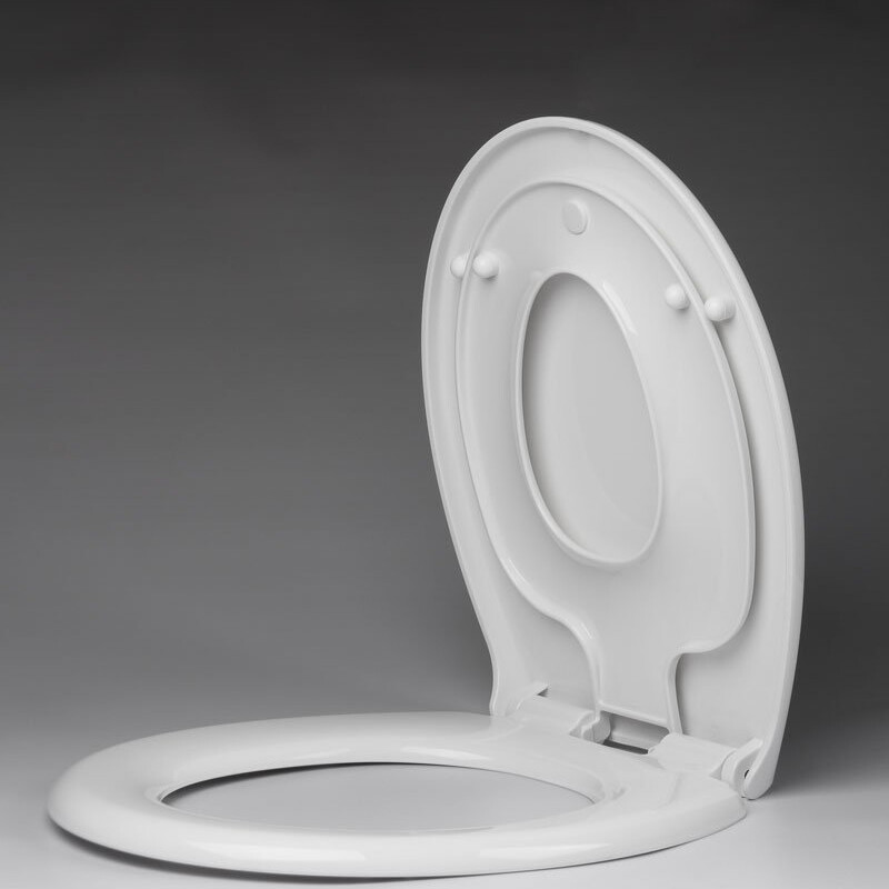 Abattant WC avec réducteur - Velvalux Naresa - Abattant de Toilette - Siège de Toilette pour Enfants - Fermeture Douce - Dégagement Rapide - Détachable - Blanc