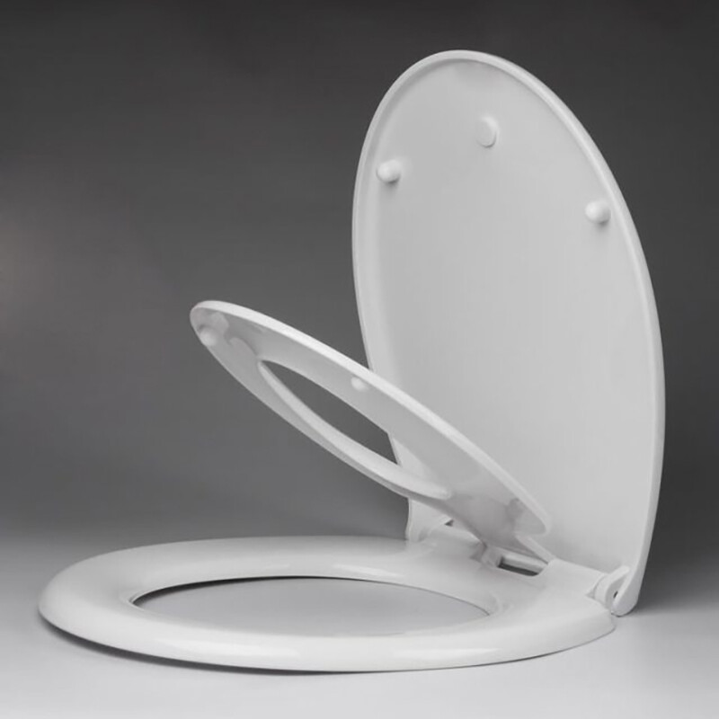 Abattant WC avec réducteur - Velvalux Naresa - Abattant de Toilette - Siège de Toilette pour Enfants - Fermeture Douce - Dégagement Rapide - Détachable - Blanc